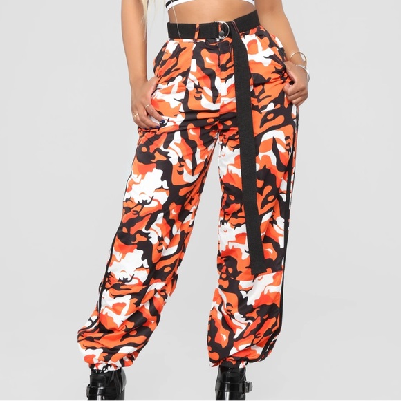 FN Orange Camo Cargos - Picture 1 of 6